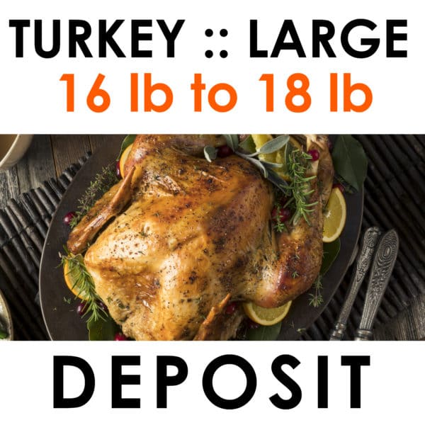 large turkey deposit
